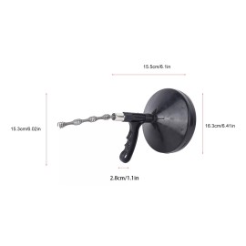 Generic Inodoro De Resorte Manual Tipo Disco Chorro Tubería Drenaje