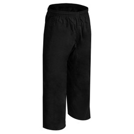 TMA 6.5 OZ KARATE GI/UNIFORMS (ELASTIC DRAWSTRING) (Black, 0000)