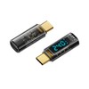 YFFSFDC USB 4.0 Type C Conversion Adapter, LED Watt Screen