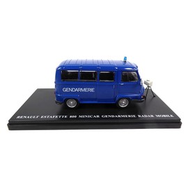 OPO 10 - Utility 1:43 compatible with Renault Estafette 800 Minicar Gendarmerie + Mobile radar (UTR11)