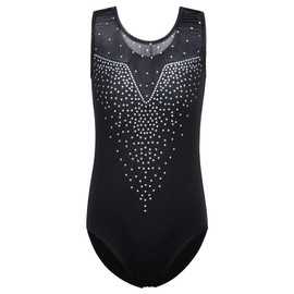 Znyune Girls' / Children’s Leotard For Ballet, Dance, Gymnastics, Competitions, Gym, Bodysuit, For Girls Aged 3-14 Years