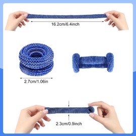 Pack of 30 Finger Bandages, Blue Finger Cots Bandage, Finger Plasters, Finger Bob, Stretchy Finger Plasters, Breathable Finger Cots for Work, Kitchen, Finger Protection for Injuries