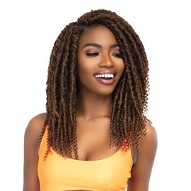 Janet Collection Nala Tress MAVERICK LOCS Crochet Braid 12 (1 (Jet Black))