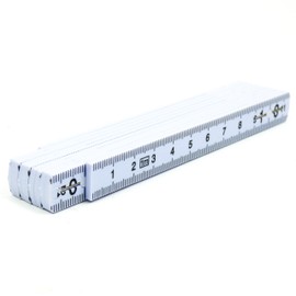 pimaldaum® Folding Ruler / Measuring Stick / Folding Ruler Made of Plastic for Quick and Precise Measuring of Lengths and Spacings (1.1 m)