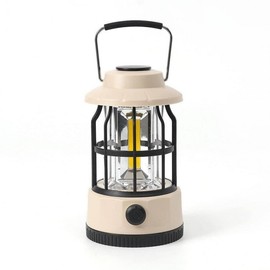 L2 Retro Dial Camping Lantern - Beige Lighting lighting supplies