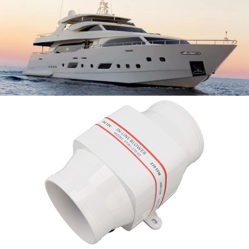 12v Electric In Line Blower ABS Shell Marine Boat in