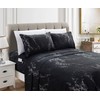 Elegant Comfort Luxury Soft Bed Sheets Marble Pattern - 1500