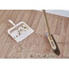 Superio Heavy Duty Plastic Dustpan with Comfort Grip Handle Beige,