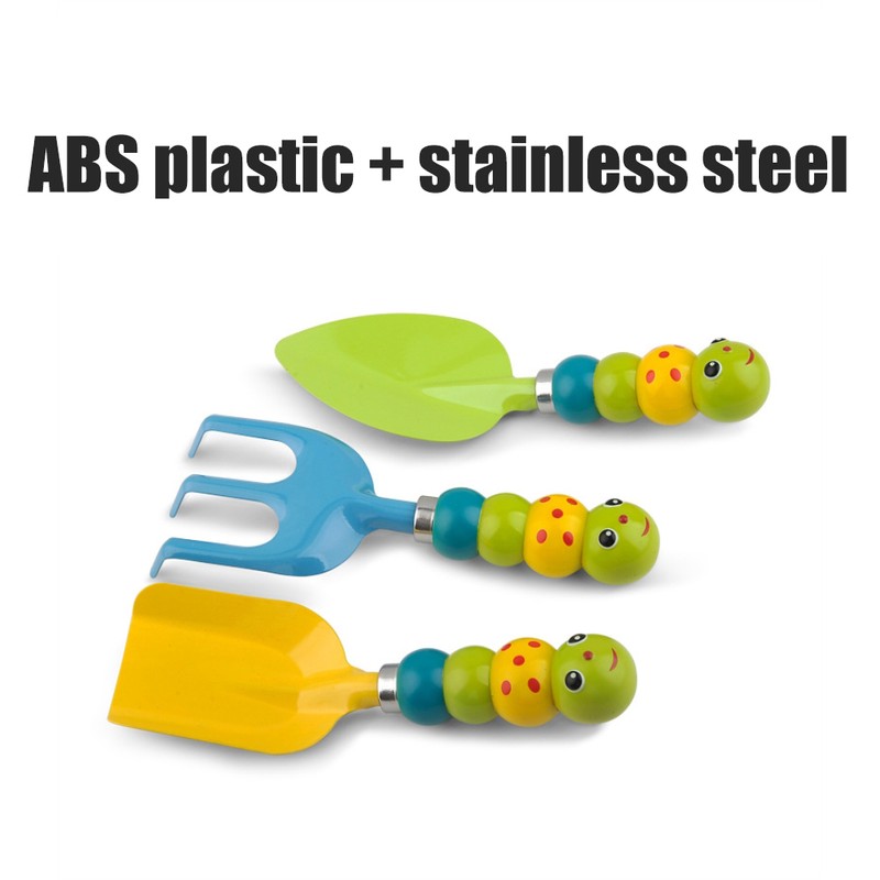 3 Pcs Garden Tool Set Children Gardening Toys Stainless Steel