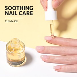 GAOY Cuticle Oil, 20ml Cuticle Care Strengthener Oil, Repair for Damaged Nails, Moisturizing to Promote Nail Growth