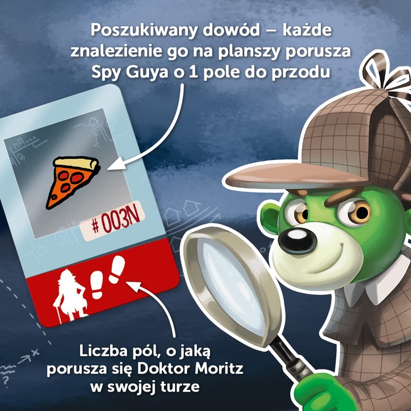 Trefl Spy Guy Board Game, Multi-Colour, Age 5+