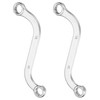 HARFINGTON 2pcs S-Style Box Wrench Metric 12mm x 13mm 12-Point Carbon Steel Double End S-Shaped Ratcheting Wrench S Box Wrenches Tools for Repairs