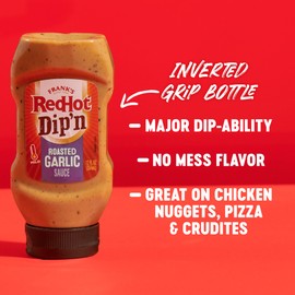 Frank's RedHot Dip'n Roasted Garlic Sauce, 12 fl oz (Pack of 6)
