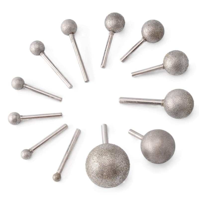JINGLING 50mm 2 inch Spherical Head Diamond Grinding Bit Coated