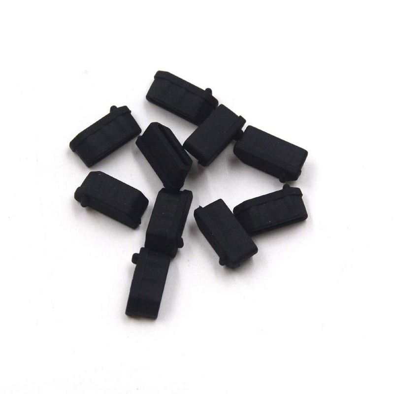 Silicone 10Pcs HDMI Anti-Dust Cover Plugs Protector Stopper Cap for