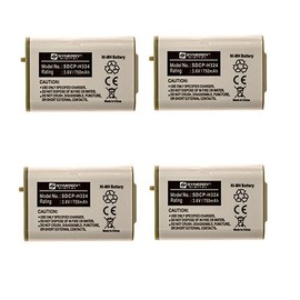 Panasonic HHR-P103 Cordless Phone Combo-Pack Includes: 4 x SDCP-H324 Batteries