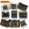 SANJINFON Garage Door Screen for 2 3 Car Garage 17x9