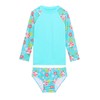 Swimsuits for Girls 7-8 Years Old Long Sleeve Swimwear Mint