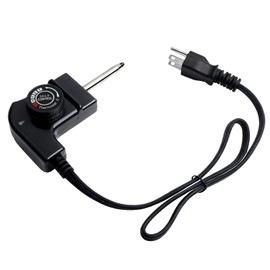 Adjustable Thermostat Probe Power Cord for Masterbuilt Electric Smokers Griddles & Fryers MB20070210 MB25075517, 15A/125V Cord with Precise Temperature Control