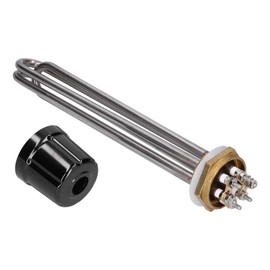 Heating Tube Electric Stainless Steel Rod Industrial Supplies Brass Thread AC220/380V3KW 1.5in BSP