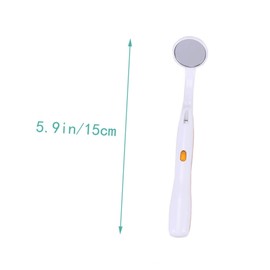 KICHOUSE Led Plastic Stomatoscope for Tooth Inspection Tool Bright Light Easy to Use for Home Care
