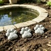 Resin Cat Paw Decorative Stone, Outdoor Garden Lawn Ornament