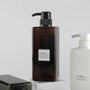 Square dispenser refill container 650ml brown pump container 2ea
