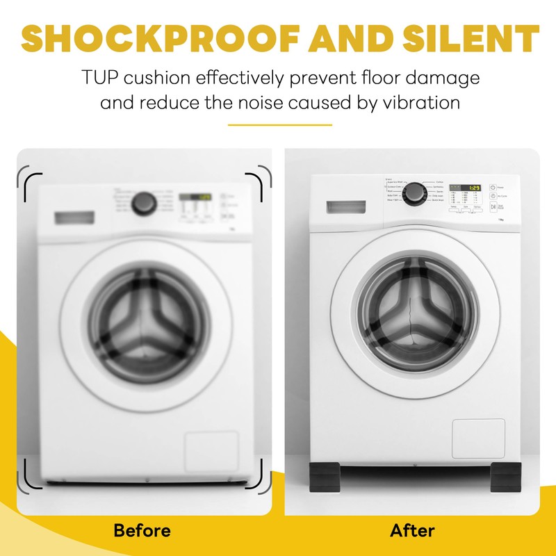 BTSD-home Bed Risers Heavy Duty Adjustable Furniture Risers Elevation in