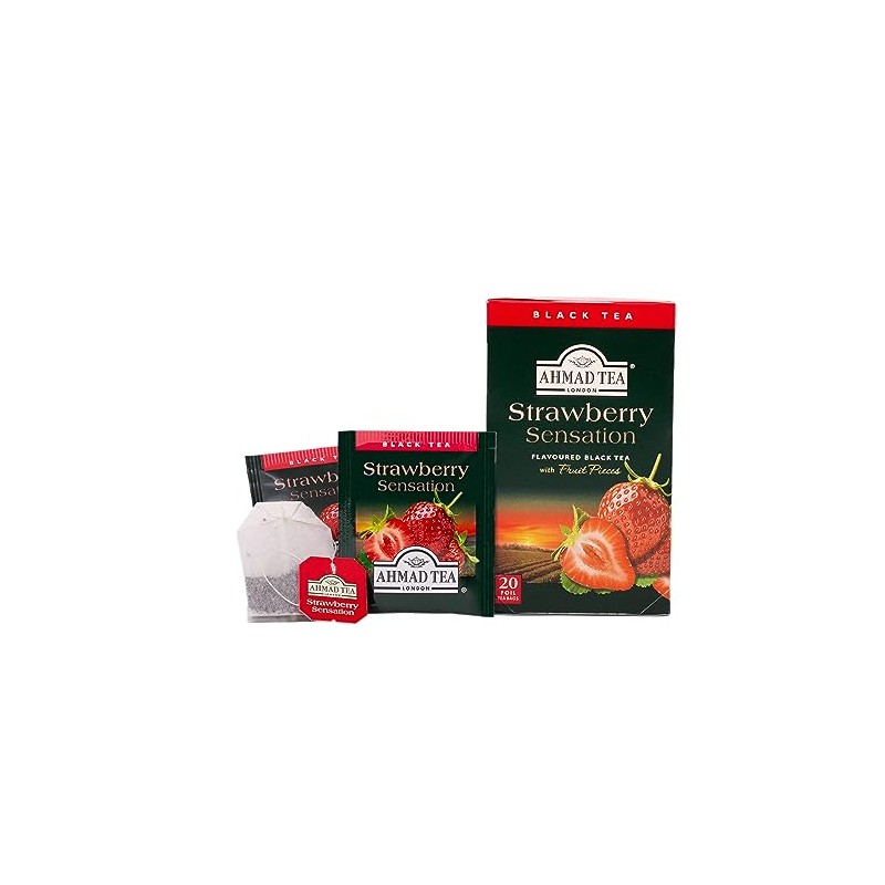 Ahmad Teas - Strawberry Black Tea 1.4oz - 20 Tea