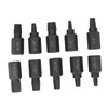 10Pcs Broken Screw Extractor Set 1/4 7/32 3/16 5/32 1/8