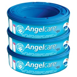 Angelcare AR8003-DE 3er-Pack Nachfüllkassette Plus, blau