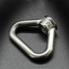 6Pcs 304 Stainless Steel Eye Nut M10 Ring Triangle Shape
