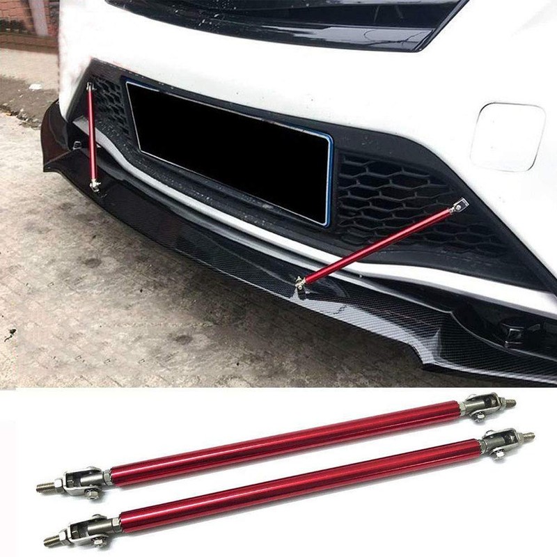 Riloer 2 Pack Universal Adjustable Front/Rear Bumper Support Rod Telescopic