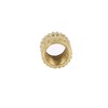 MACHSWON Knurled Insert Nuts M5x5mmx6.3mm 0.8mm Pitch Brass Knurled Threaded