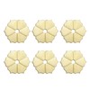 QUARKZMAN 6Pcs Placca Posteriore Pomello dio, 1.77 Pollici Forma Esagonale