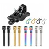 JMFahrrad Titanium Bike Disc Brake Caliper Bolts, Mountain Bicycle Brake