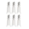 20pcs Nose Hair Cutter Replacement Head with Cleaning Brush Steel