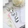 Elaximn 925 Sterling Silver Dangle Earrings for Women, Hypoallergenic Lightweight