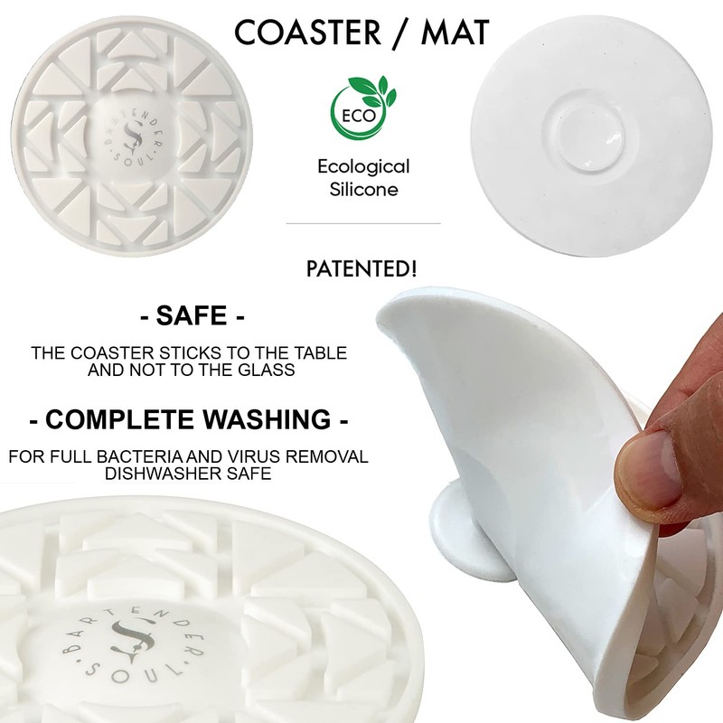 Bartender Soul Essential Cocktail Tool Set - White