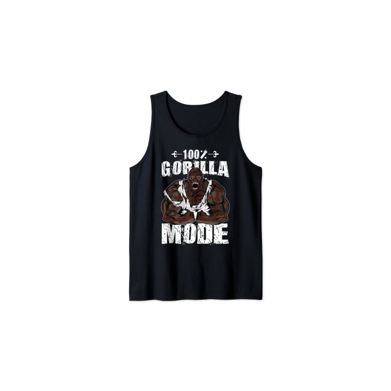Gorilla Mode Workout Dumbbell Beast Gym Fitness Bodybuilding Tank Top,