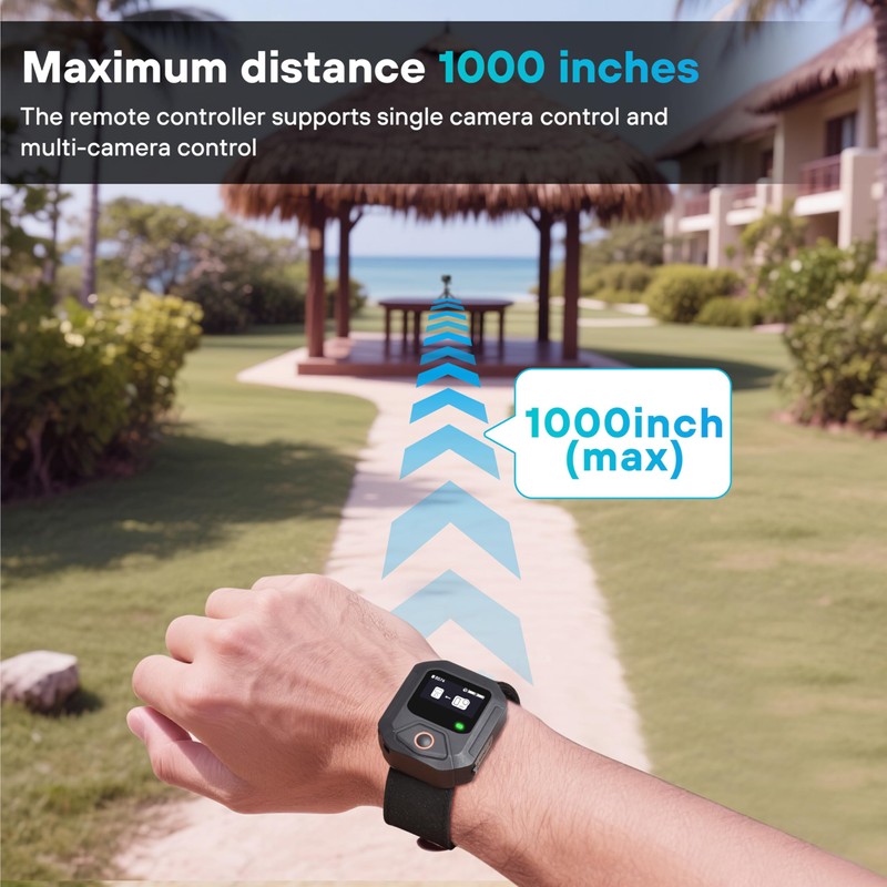 Treeboy Bluetooth GPS Remote Control for DJI Action 5 Pro/Action