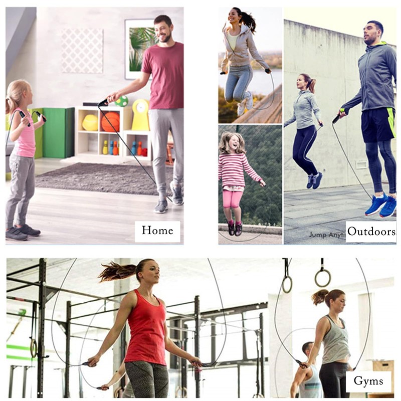 CHENGZI Adjustable Jump Rope Skipping Rope for Kids and Adults