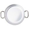 Pentole Agnelli ALMA11024 Bratpfanne mit 2 Griffen, Edelstahl, professionelles Aluminium,