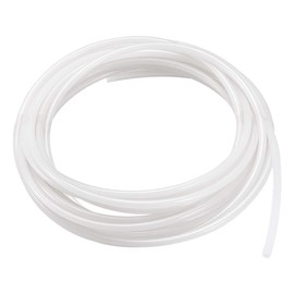 uxcell Nylon Line Hose Tube, 2mm(0.07") ID x 4mm(0.15") OD 5m/16.4ft PA12 Nylon Tube for Air Line Brake Fluid Transfer White