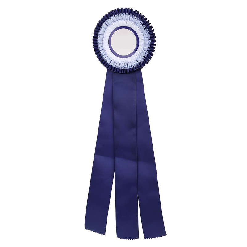 Second Place Rosette Ribbon Badge Exquisite Small Winner Medal Award