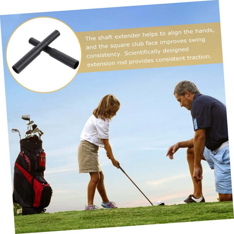 Gatuida 2 Pcs Golf Club Extension Rods Durable Golf Club