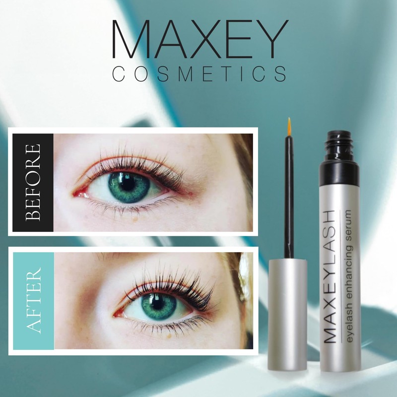 MaxeyLash Eyelash Enhancing Serum – Daily Lash Treatment for the