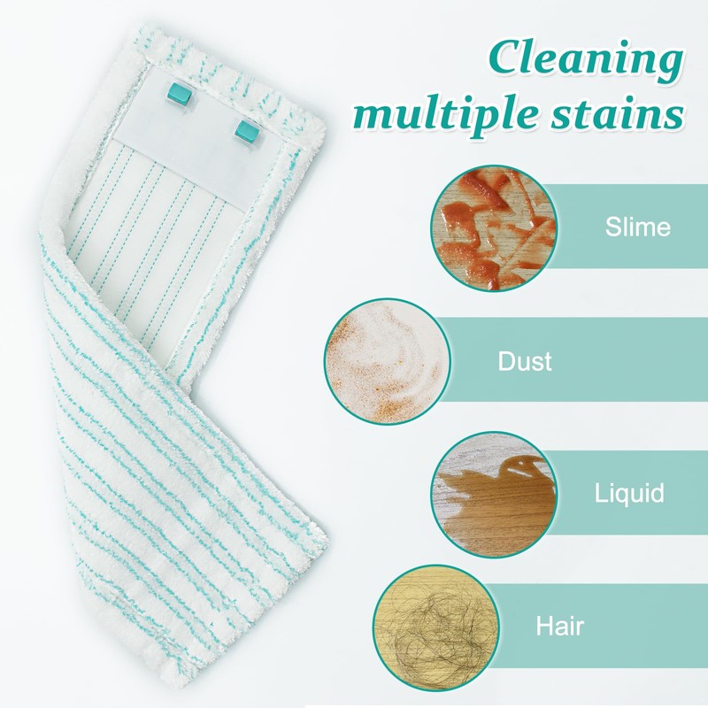 Mop Pads for Leifheit Profi XL Micro Duo/Cotton Plus Floor