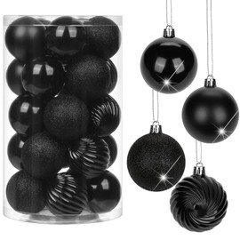 6 cm Christmas Decoration Christmas Baubles, 30 Pieces Shatterproof Christmas Tree Baubles Ornaments Christmas Tree Decoration Baubles