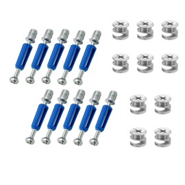 20Pcs Cam Locks for Furniture, 12 x 11.2 mm Furniture Cam Lock Fasteners Compitable with IKEA Hardware Parts, Eccentric Wheels Repair Spare Parts Nut & Bolt Assortment Sets (12x11.2CamSet)，Fasteners